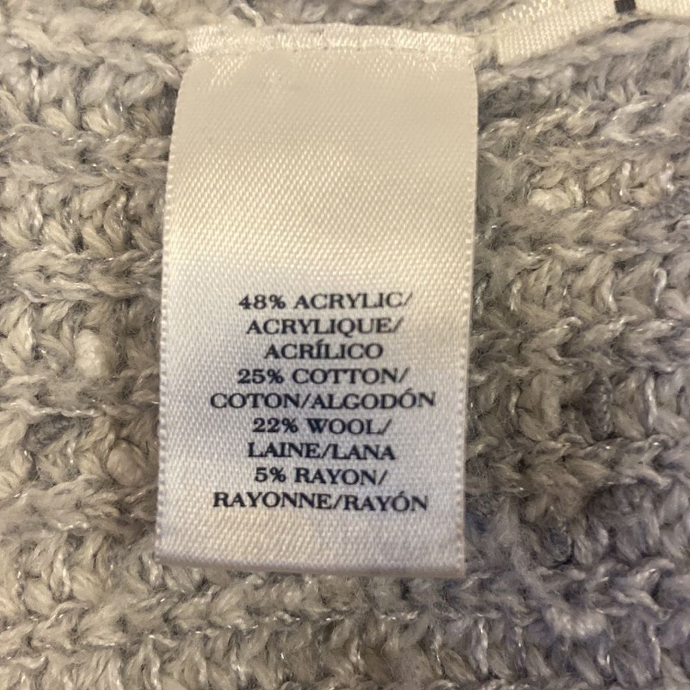 Ann Taylor Gary Chunky Knit Wool Blend Sweater - Picture 4 of 5